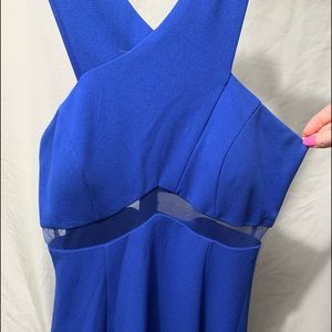 Blue Skater Formal Dress
